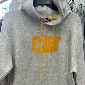 Men’s CAT sweatshirt hoodie. NEW WITH TAGS.